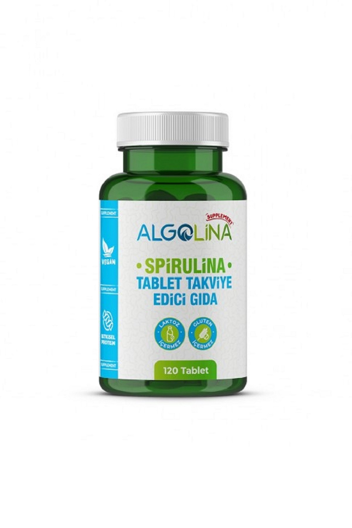 Algolina Spirulina 120 Tablets 525 mg Algolina Spirulina 120 Tablets 525 mg